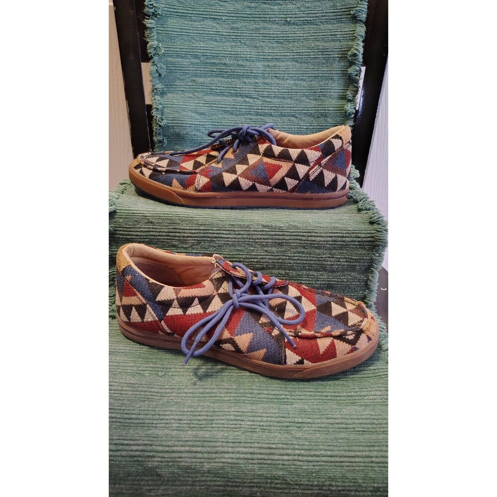 Twisted X‎ 7M Hooey Loper Aztec Pattern Men's Shoe